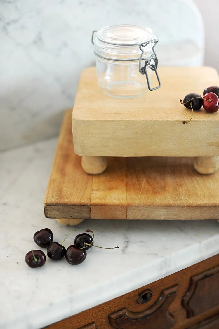 Vintage French Footed Butcher Block Haven Antiques Sheboygan Wisconsin (Copy)