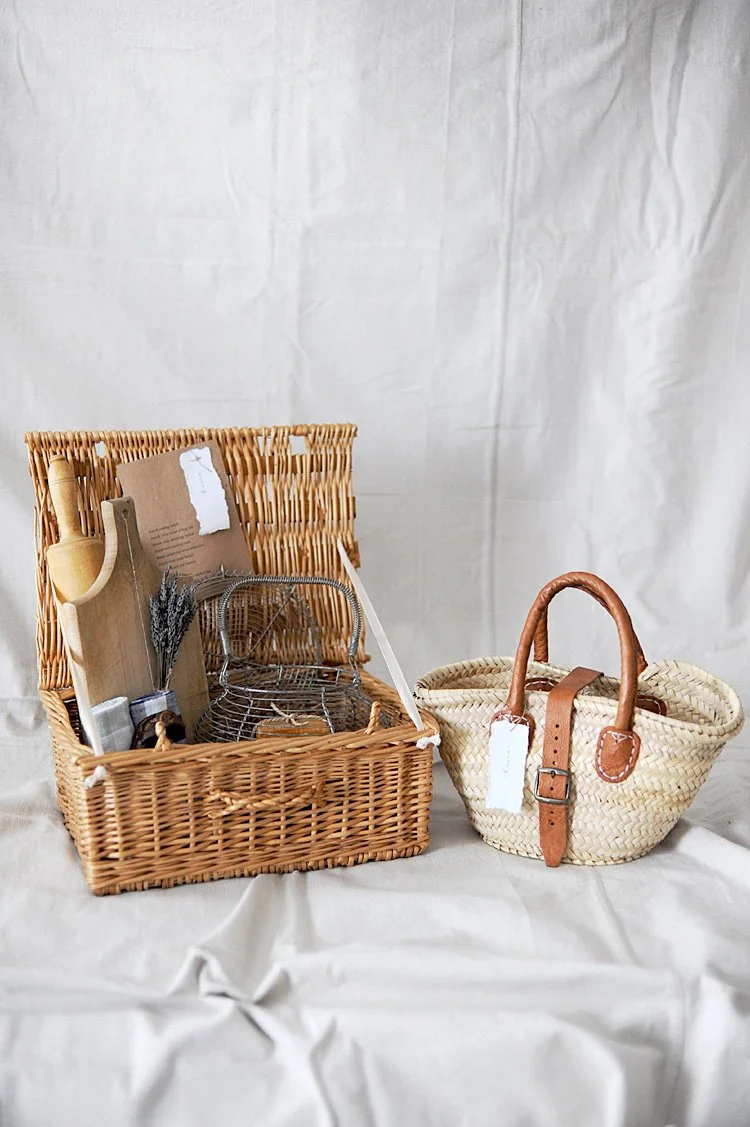 French country farmhouse gift basket