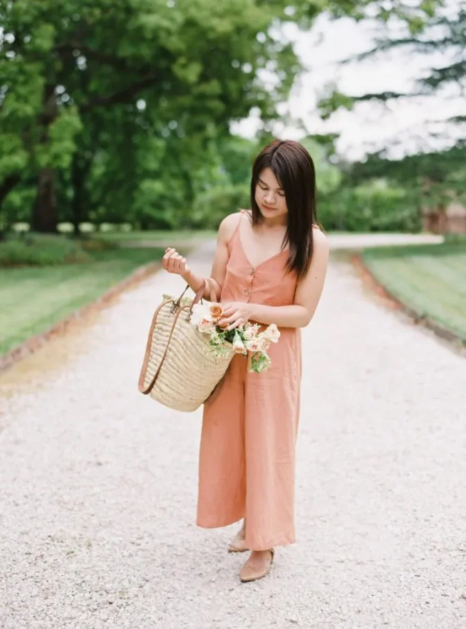 Haven Antiques French Market Straw Basket