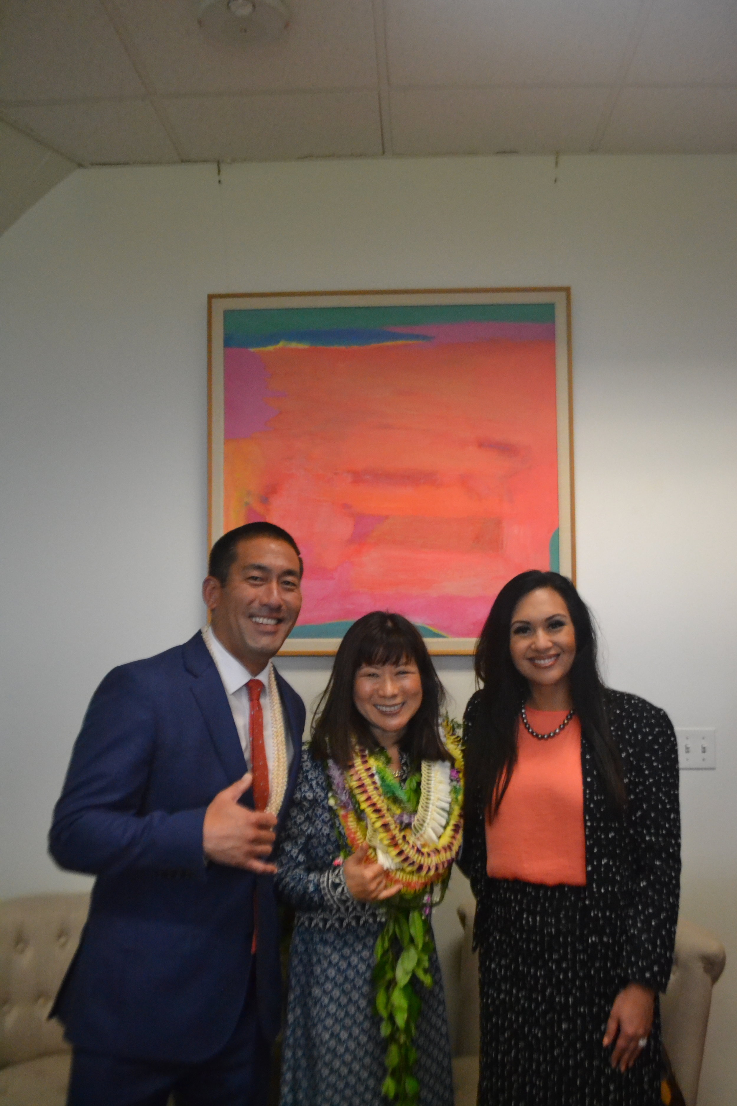 Mayor Kawakami, Rep Nakamura, and Monica Kawakami.JPG