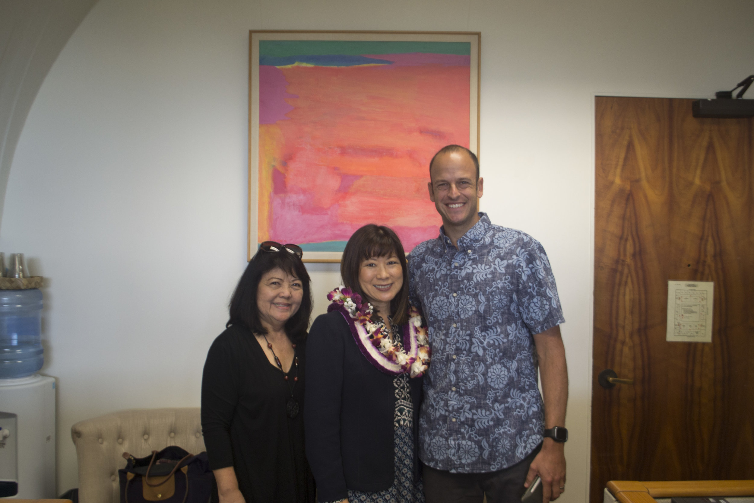 Bernie Sakado, Representative Nakamura, Council Man Luke Evslin.jpg