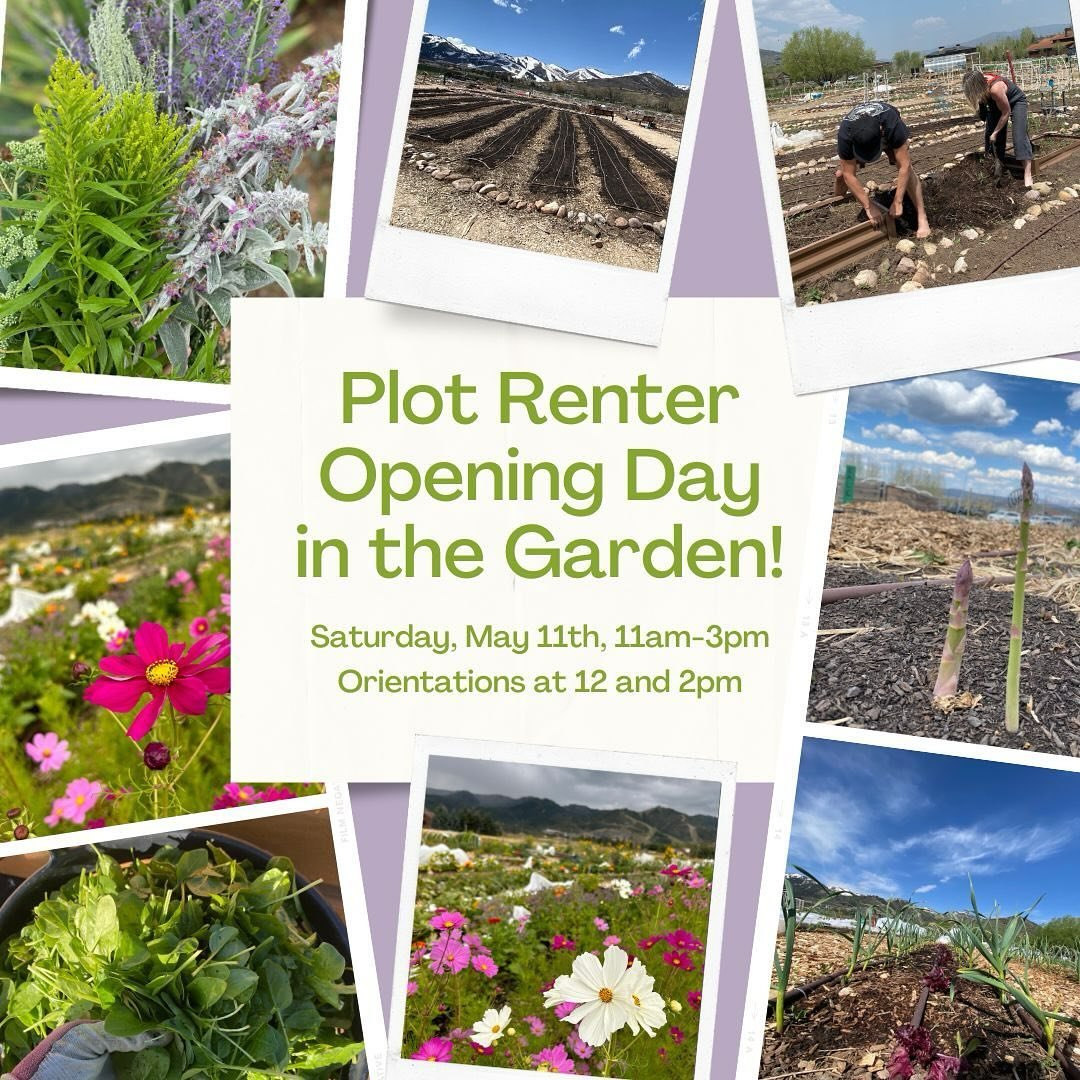 Garden season alert! Attention plot renters! Opening day is Saturday, May 11th from 11am-3pm. We invite all plot renters to join Garden Director Melissa for a short orientation at 12pm or 2pm. The orientation will go over best pratices in the garden 