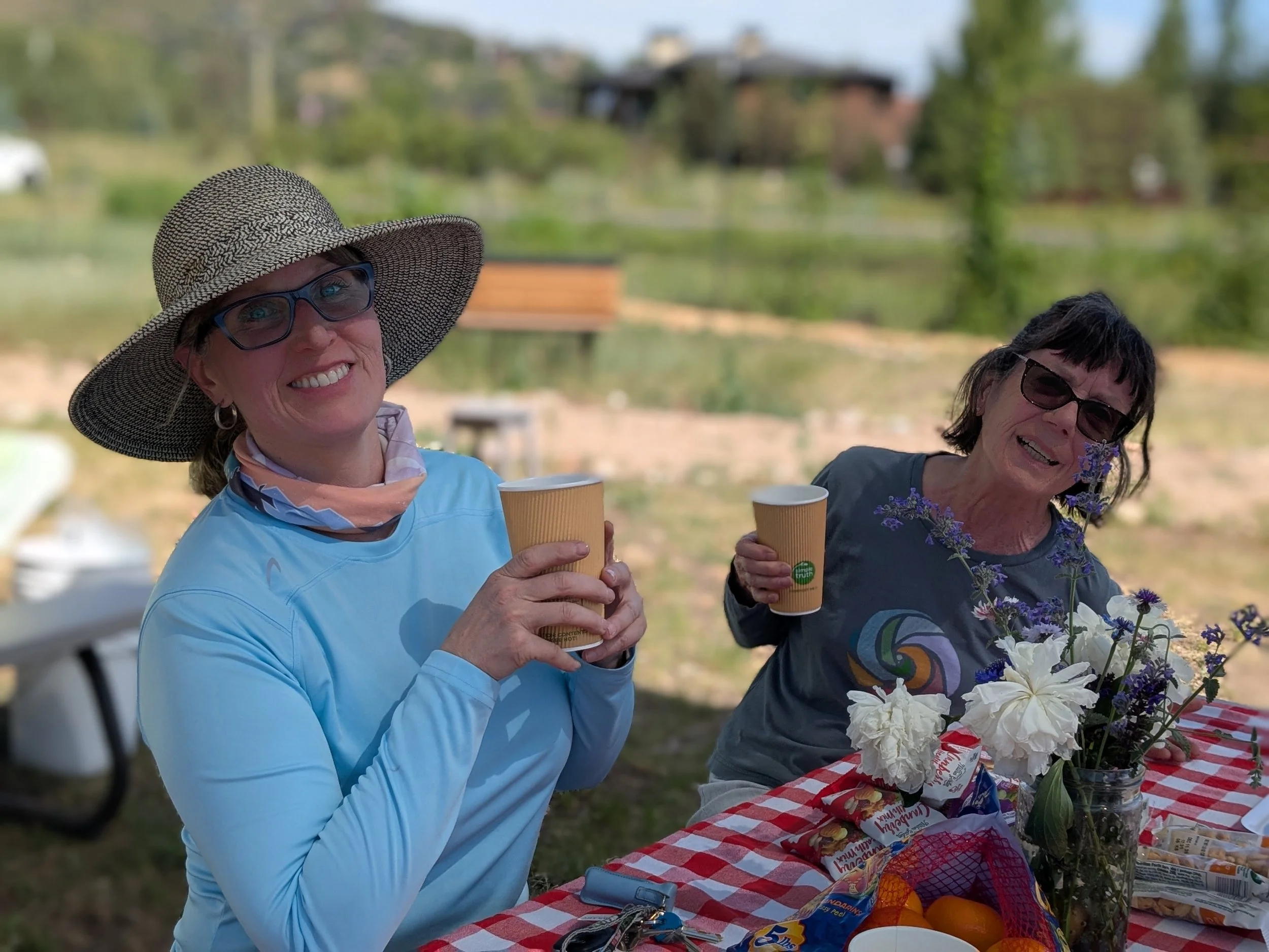 Coffee and Chat in the Garden 