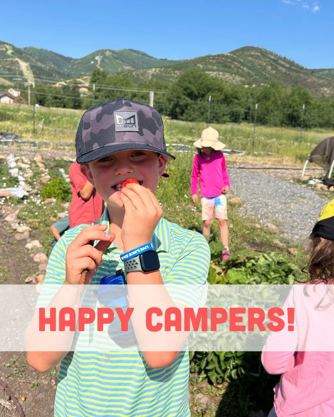 🍓 There's nothing sweeter than fresh-picked strawberries straight from the garden. We can't wait to see all of our happy campers this summer at Garden Camp! Early registration opens Monday, March 2nd for Friends of the Garden. Become a Friend today!