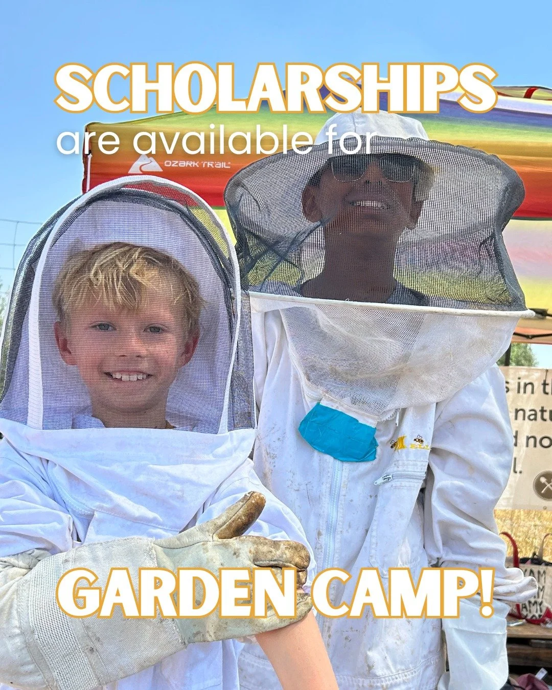 🐝Garden camp registration is open and we&rsquo;re abuzz with excitement! Camps are filling up fast so claim your spot soon.  Scholarships are available because every kid deserves a chance to experience the joy of the garden. Learn more at link in bi