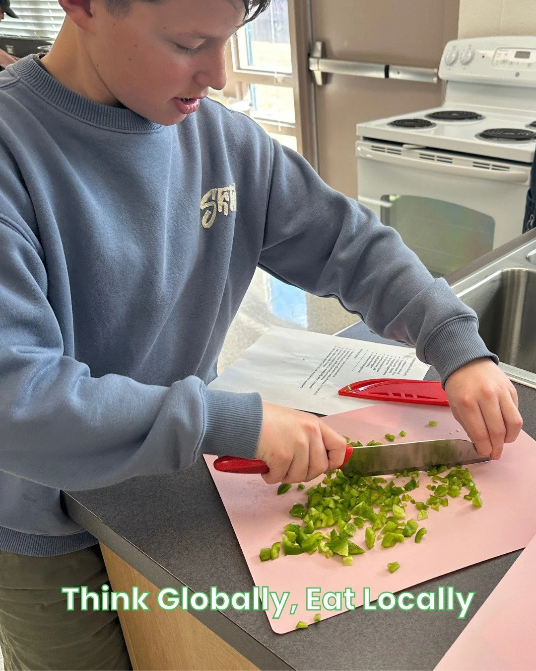 Students across the Wasatch Back are learning to "Think Globally, Eat Locally" in our middle school cooking classes with partner @ysautah. This month, students explored flavors from South America by making Argentinian-style empanadas togeth