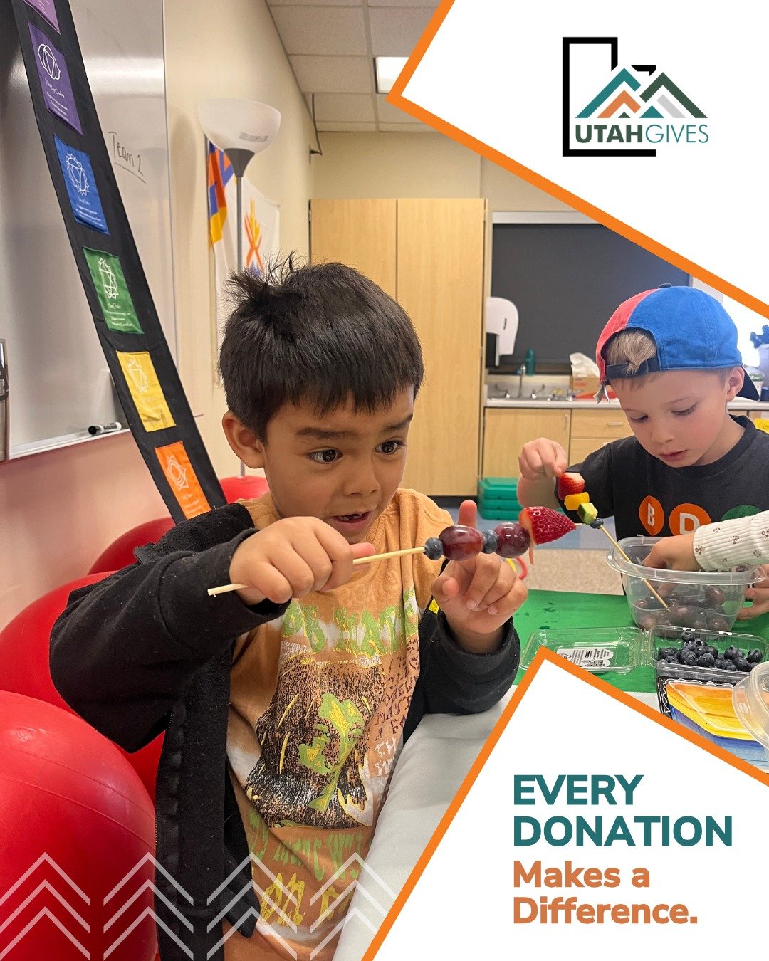 Two more weeks of giving!@utahgives is here and we need your support. Join us as the whole state comes together to give our nonprofits a boost. Donate anytime between now and April 30th to be part of this historic, first-ever statewide day of giving.