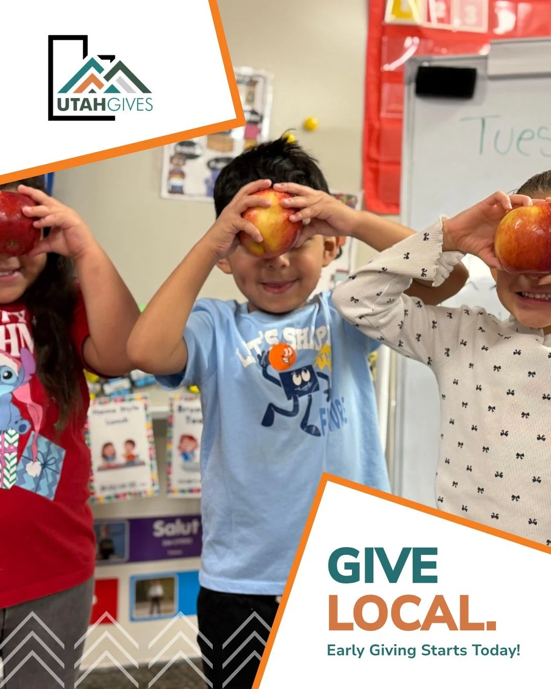 🗓️One week until Utah makes history! On April 30th, nonprofits across the state celebrate the first-ever @utahgives Day of Giving. When you give to Summit Community Gardens and EATS, you make food education and security happen: 
-🍅grow 2,000 pounds