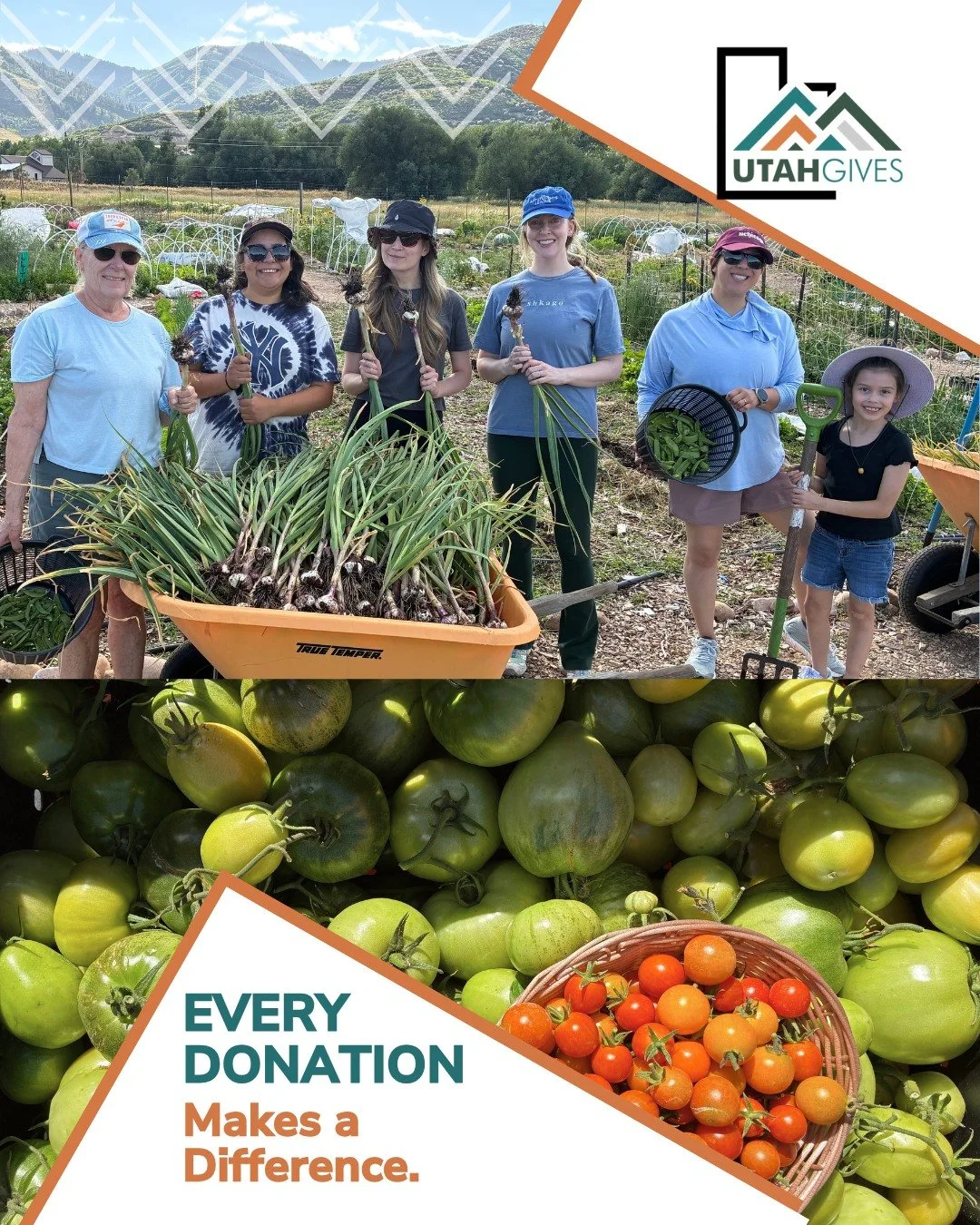 🗓️¡Hoy es el día: @utahgives! Es hora de devolverle algo al estado que tanto queremos. Estamos orgullosos de formar parte de la primera edición de Utah Gives. Son 24 horas de donaciones en todo el estado. Demuestra tu generosidad con Summit Community Gardens y EATS haciendo 