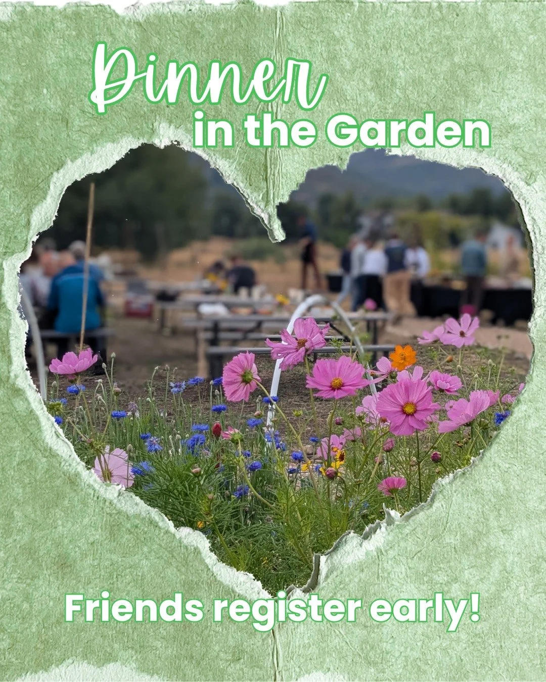 Join the Community Garden as a Friend! Now is the time for early registration for Dinners in the Garden, our elevated outdoor experience with some of Park City's finest chefs. Become a Harvest Friend and receive two tickets to the Dinner of your choi