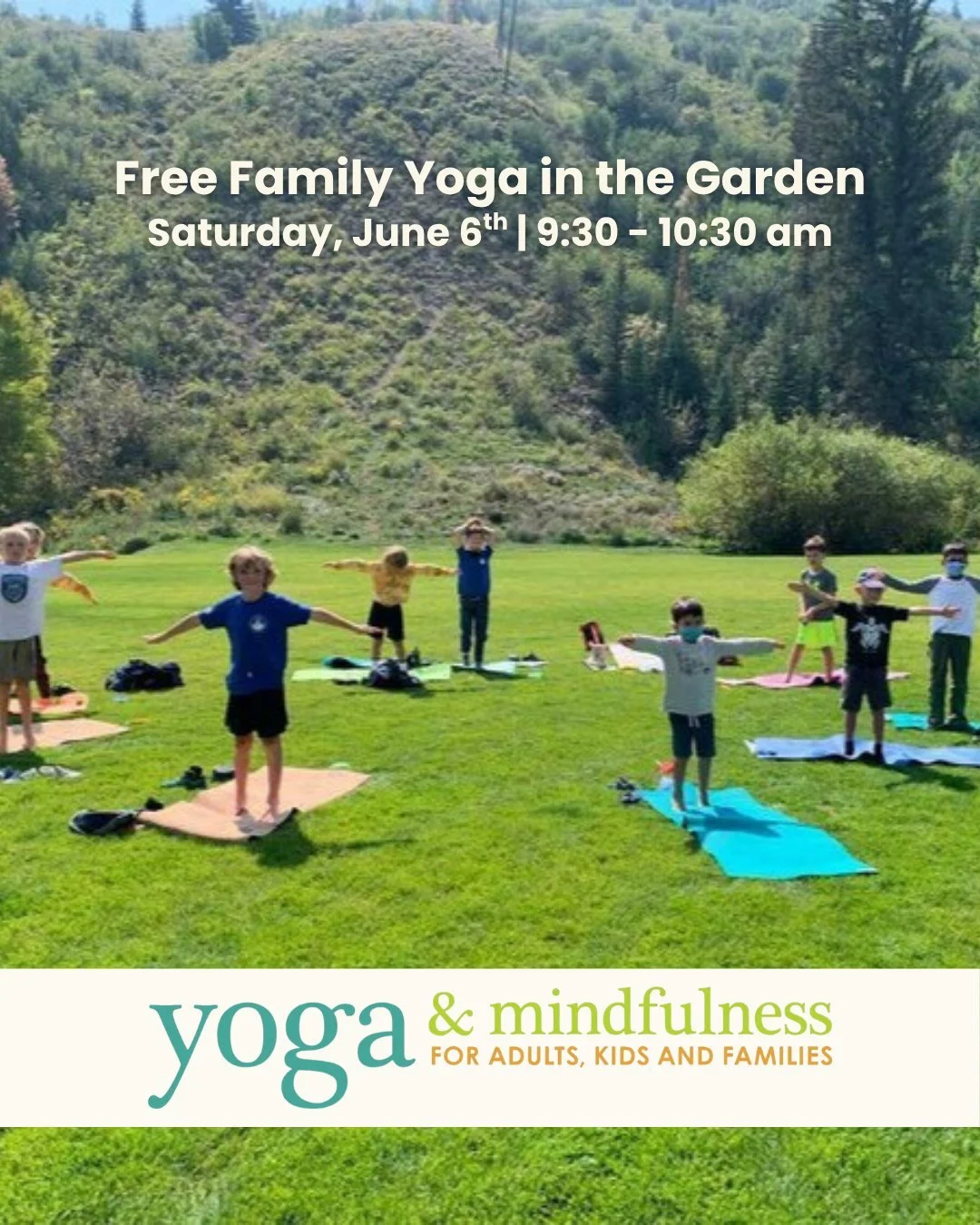 Unwind after school ends and bring the entire family to the Garden for this perfect outdoor summer activity. Randi Jo&rsquo;s Family Yoga is designed for all bodies, ages, and skill levels. We'll practice yoga poses and mindfulness techniques plus do