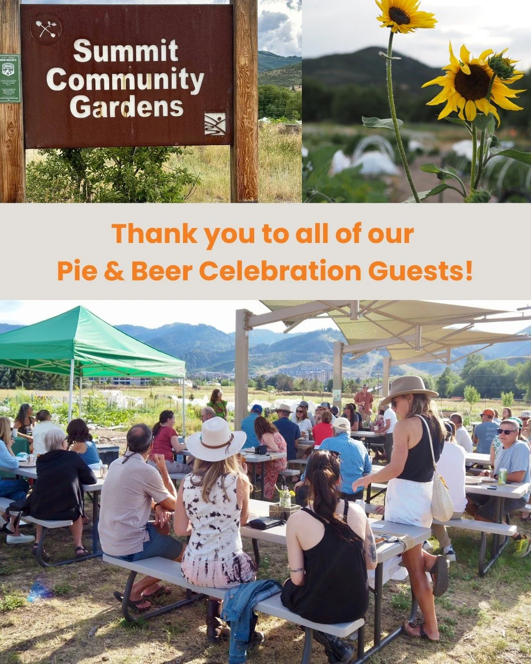 Thanks to everyone who celebrated Pie and Beer Day in the Garden with us. We had a blast meeting new friends and learning about the Garden! With great @mountaintownmusic, fresh @redbanjopizza and @estepizzapc, @auntieemsbakedgoods scrumptious pies an