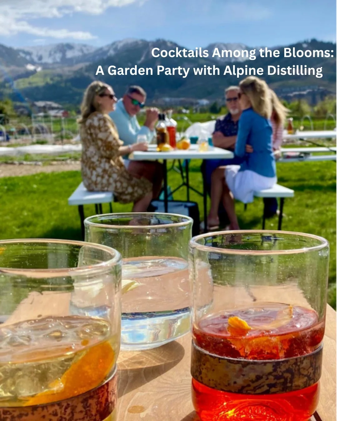 Farm to Fork auction sneak peek #2! 🌿🍸

A Garden Party with Alpine Distilling!
Gather your favorite people for an unforgettable evening under the open sky at one of Park City's most gorgeous outdoor settings: Summit Community Gardens. Your host? @a