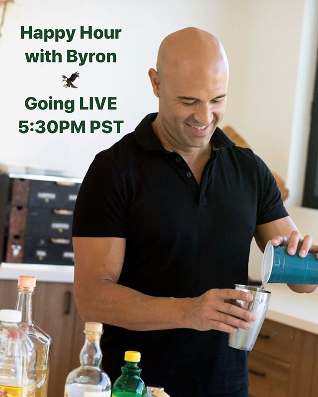 Hey Red Relev&eacute;, we miss you! We certainly wanna hear more from you regarding online classes. For now, join me @byronquiros for Happy Hour! I love to host! As my family and friends can tell you, when you come into my home, you&rsquo;re treated 