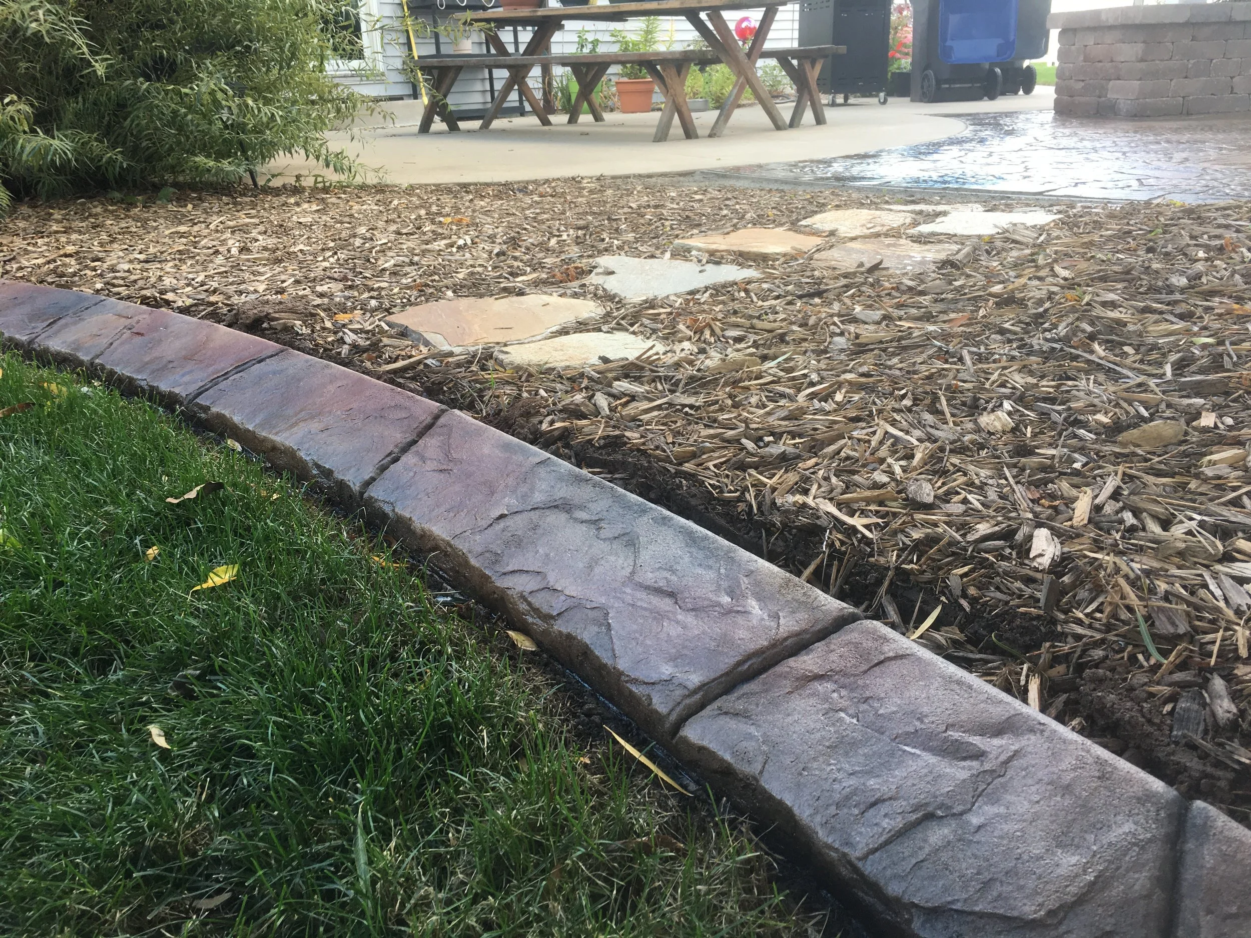 Curbing control joint options — Curb 'n Decor