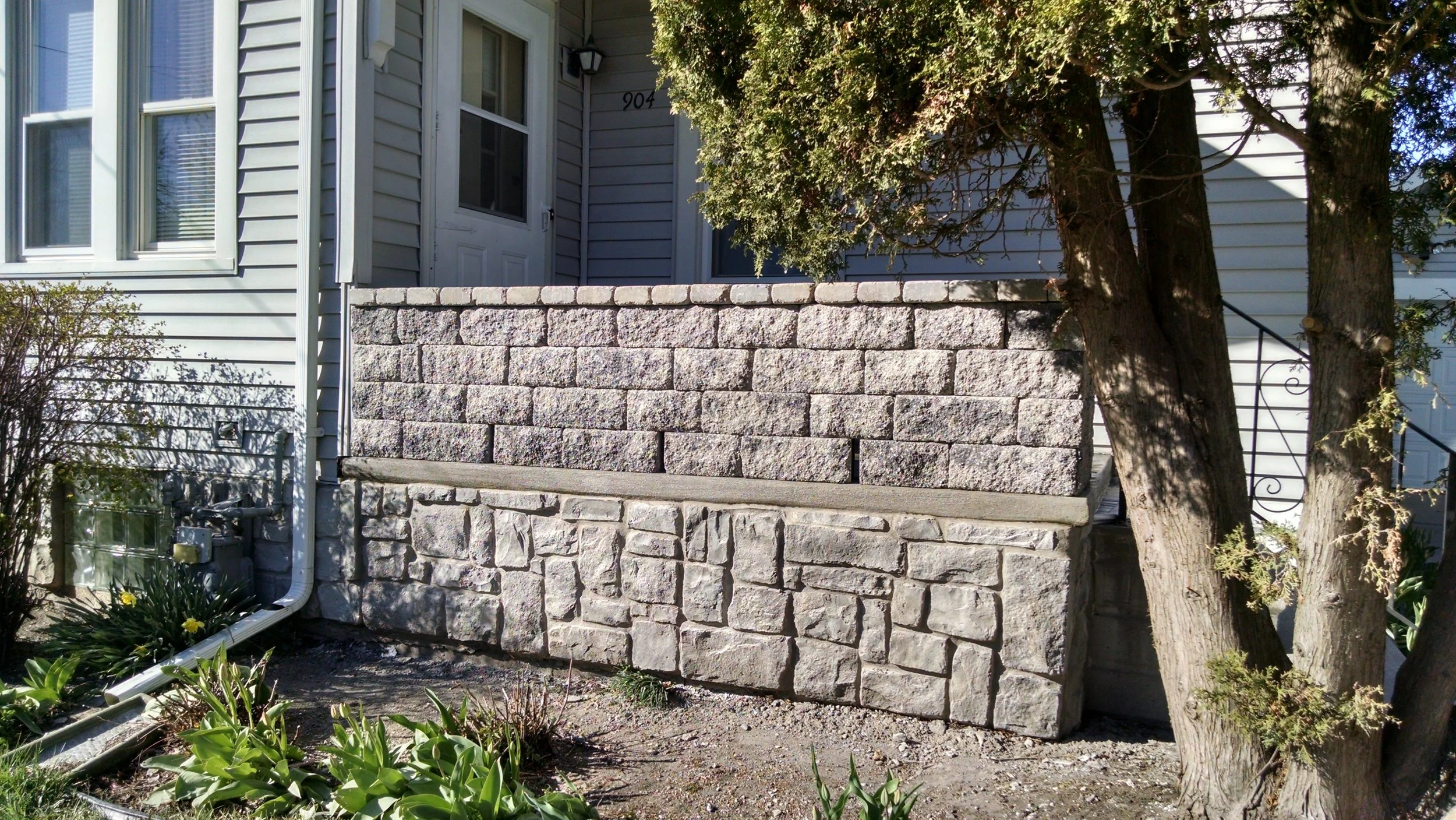 concrete vertical stamp — Curb 'n Decor