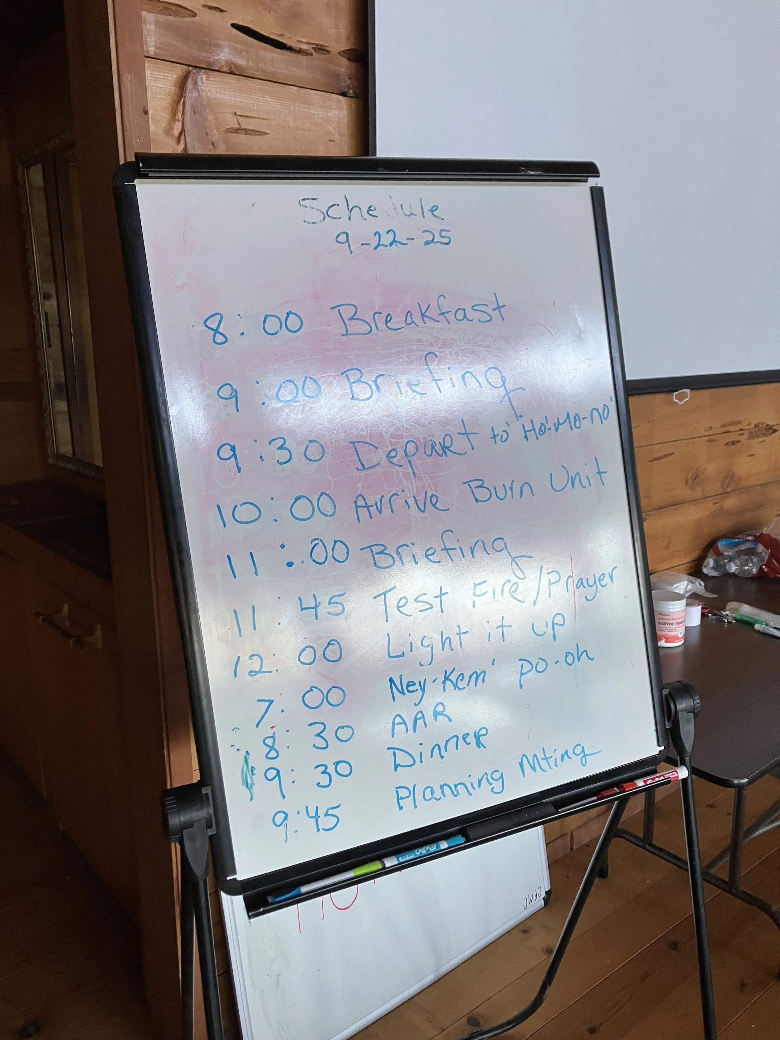  Burn days = long days 