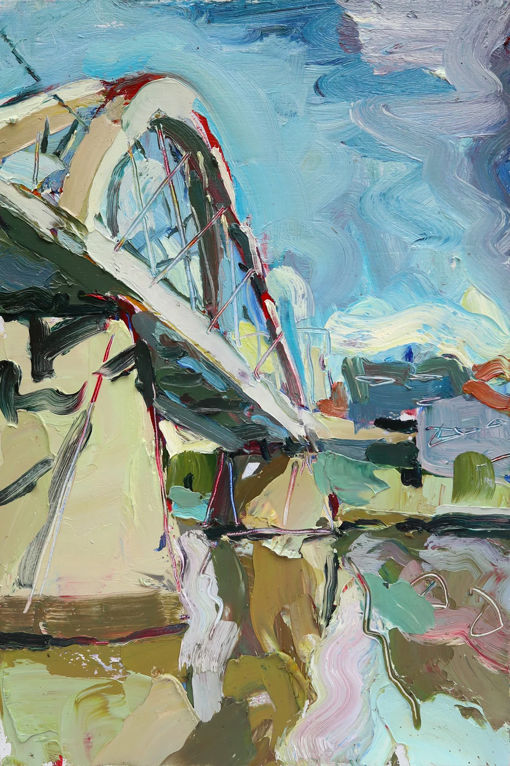 One Of The Lucky Ones SOLD - 2017 - Oil on Board - 600x400