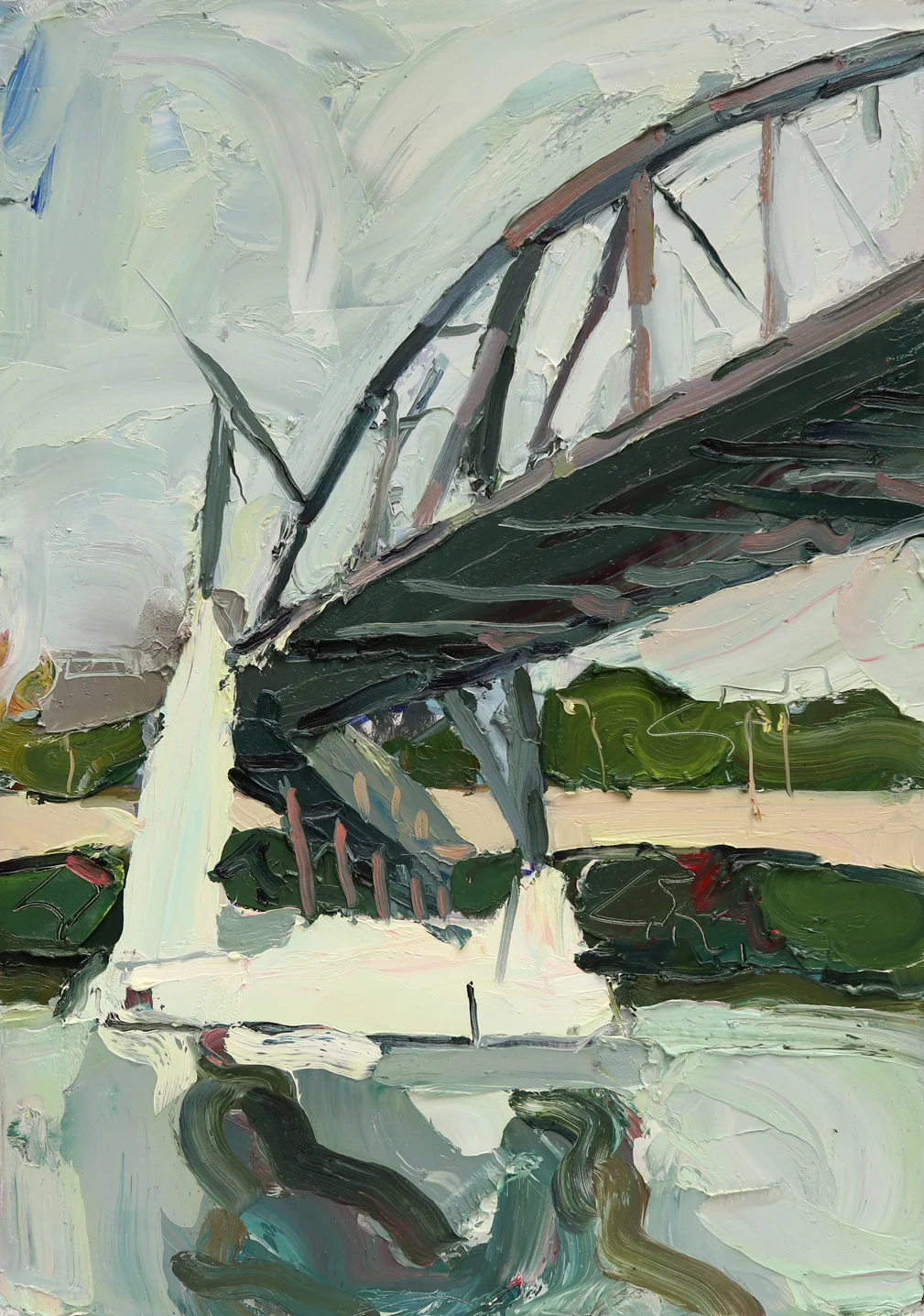 Get Bent SOLD - 2017 - Oil on Board - 1000x700