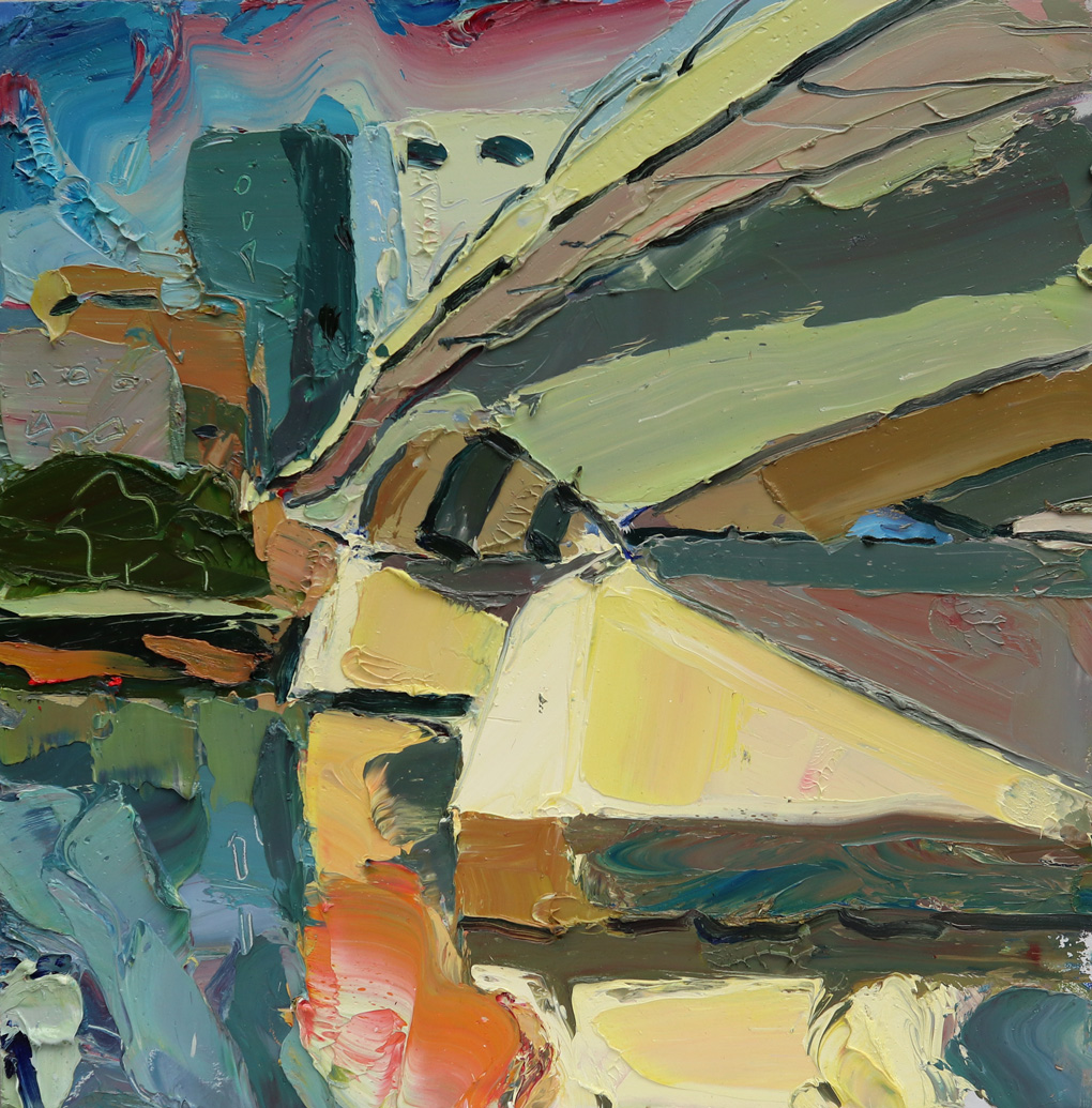 My Good Side SOLD - 2017 - Oil on Board - 720x715