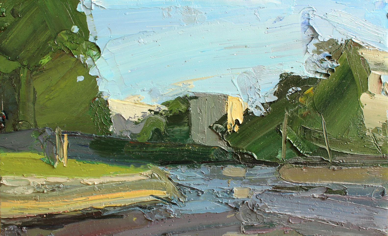 Push And Pull SOLD - 2017 - Oil on Board - 400x600