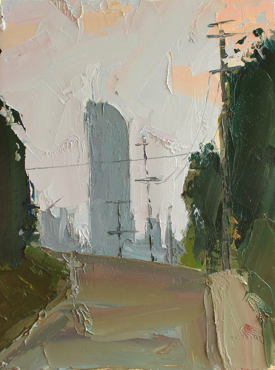 Pick On Someone Your Own Size SOLD - 2016 - Oil on Board - 800x600
