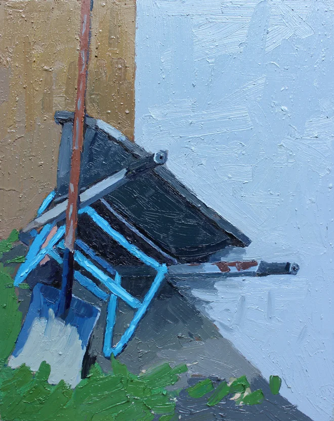 That's Me In The Corner SOLD - 2015 - Oil on Board - 500x400