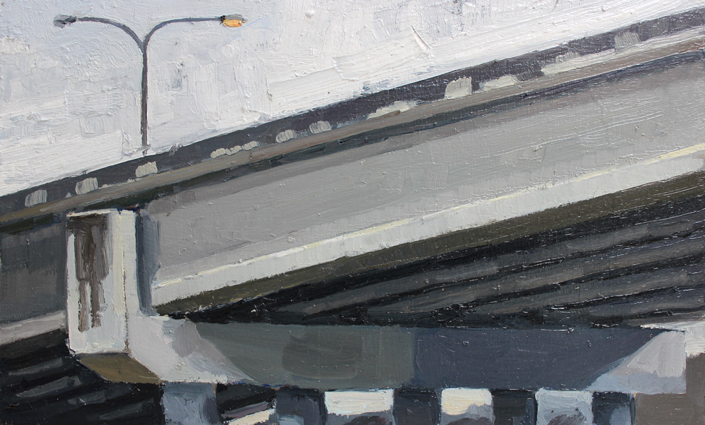 Into The Grey SOLD - 2015 - Oil on Board - 200x330