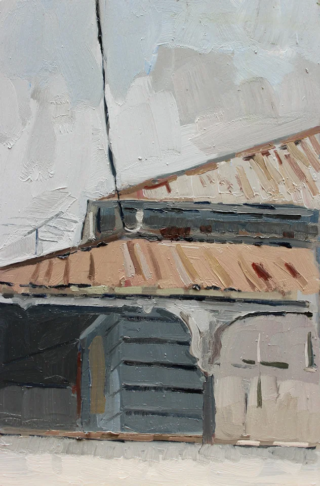 There Are No Right Angles SOLD - 2015 - Oil on Board - 356x236