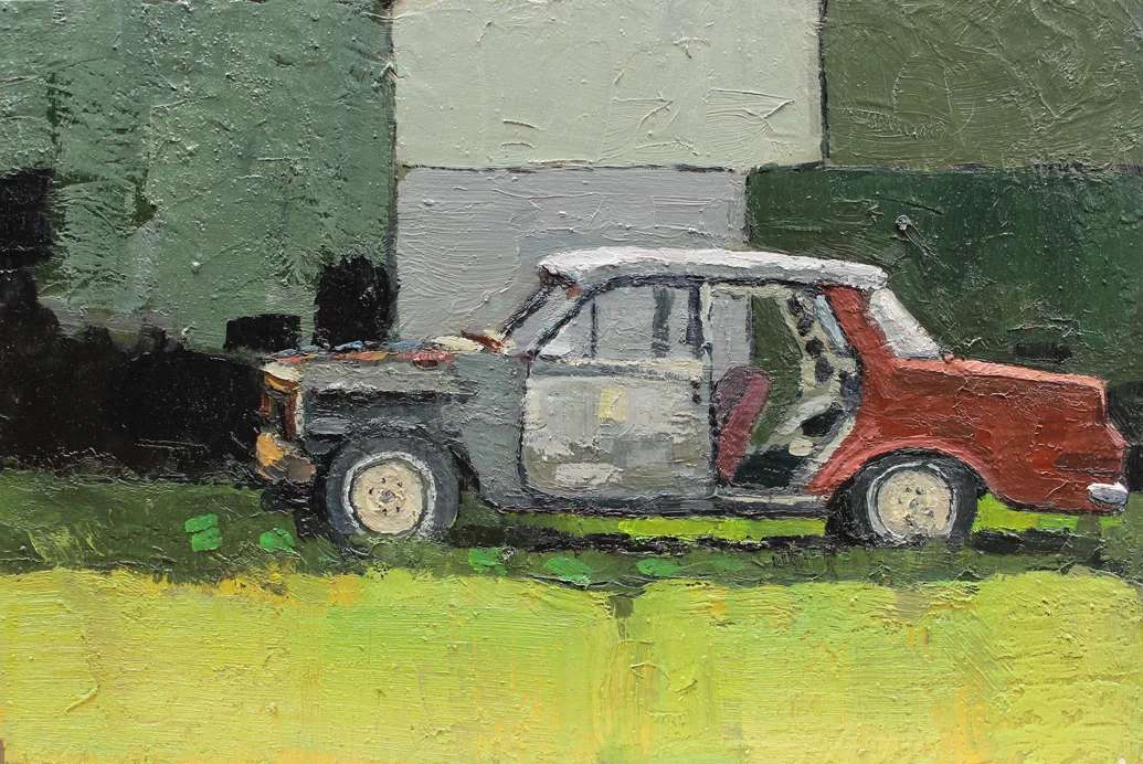 Skin And Bones SOLD - 2015 - Oil on Board - 290x436