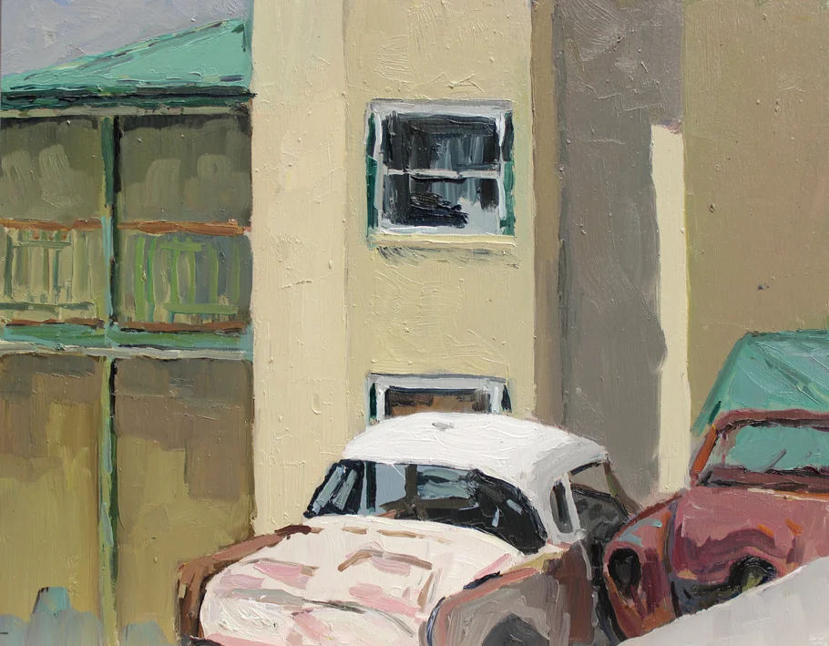Tucked Away $400 - 2015 - Oil on Board
