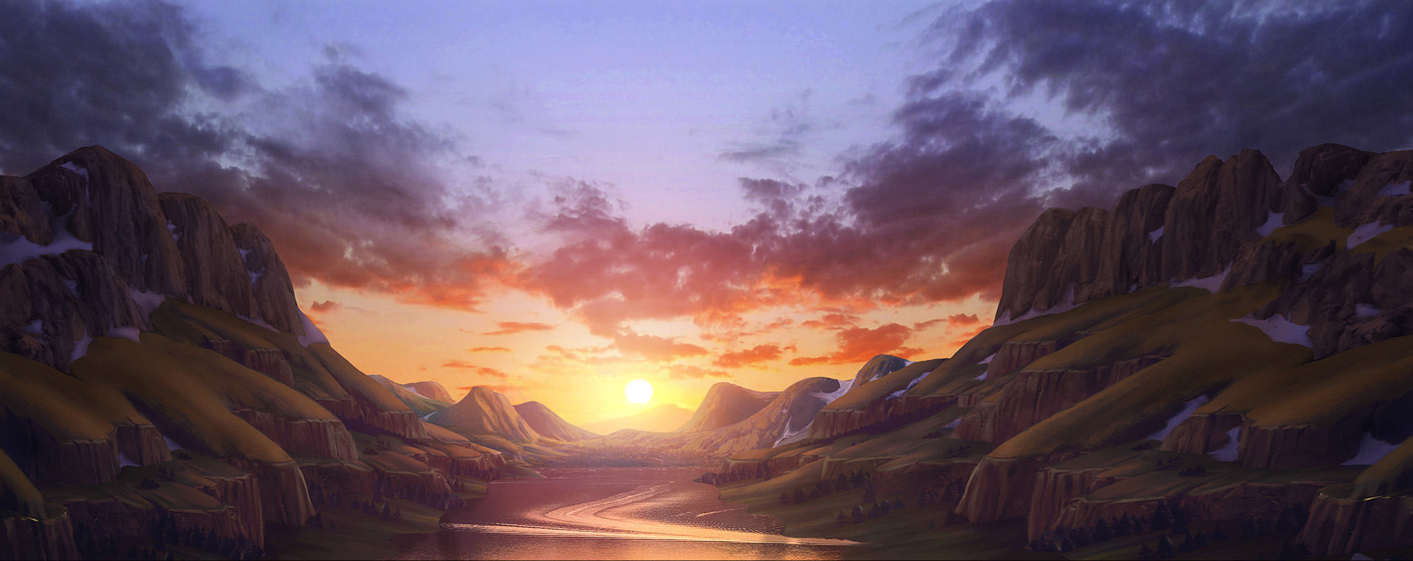 visual development ideas for the fjords