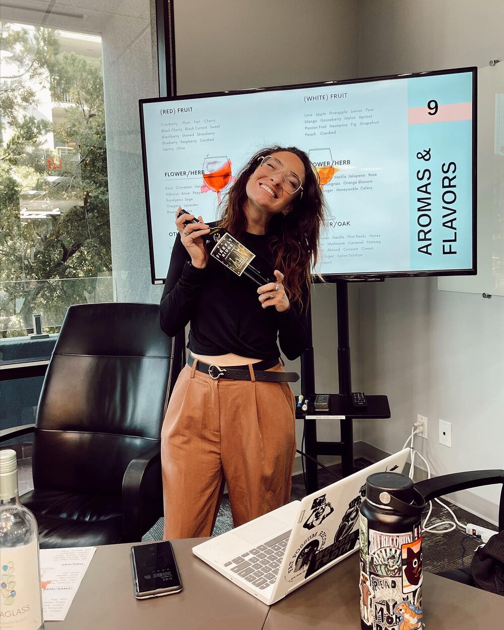 She does it all folks! Today our amazing People &amp; Culture Manager led a wine knowledge workshop for our team! Thanks for the education (and 11am wine), Zoe!