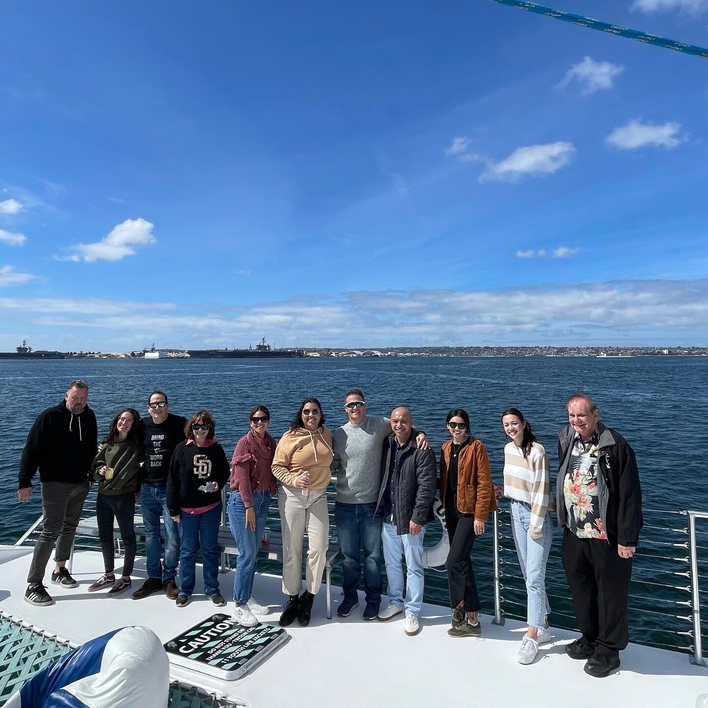 We had an incredible team bonding moment on our beautiful San Diego waters!🌊 Huge thank you to @tritoncharters and team! We appreciate your incredible hospitality!⛵️