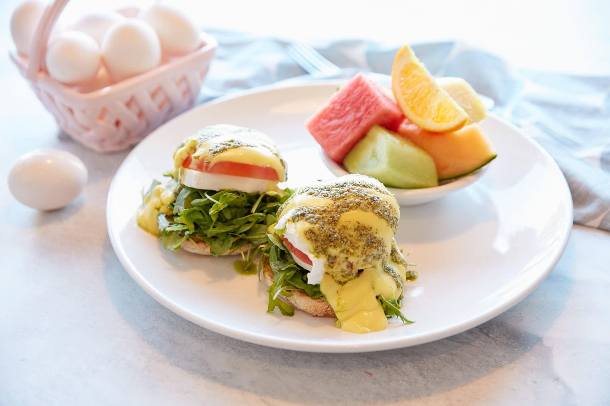 eggs benedicts and fruit brunch southern california.jpg