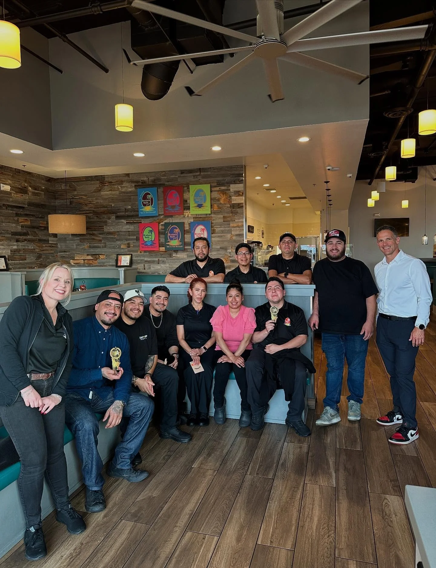 Grateful for a productive day with our incredible Broken Yolk Cafe leadership team in Orange County. Collaborating, aligning, and continuing to grow stronger together! Thank you to everyone who shows up and leads with heart, every day 👏🏽❤️