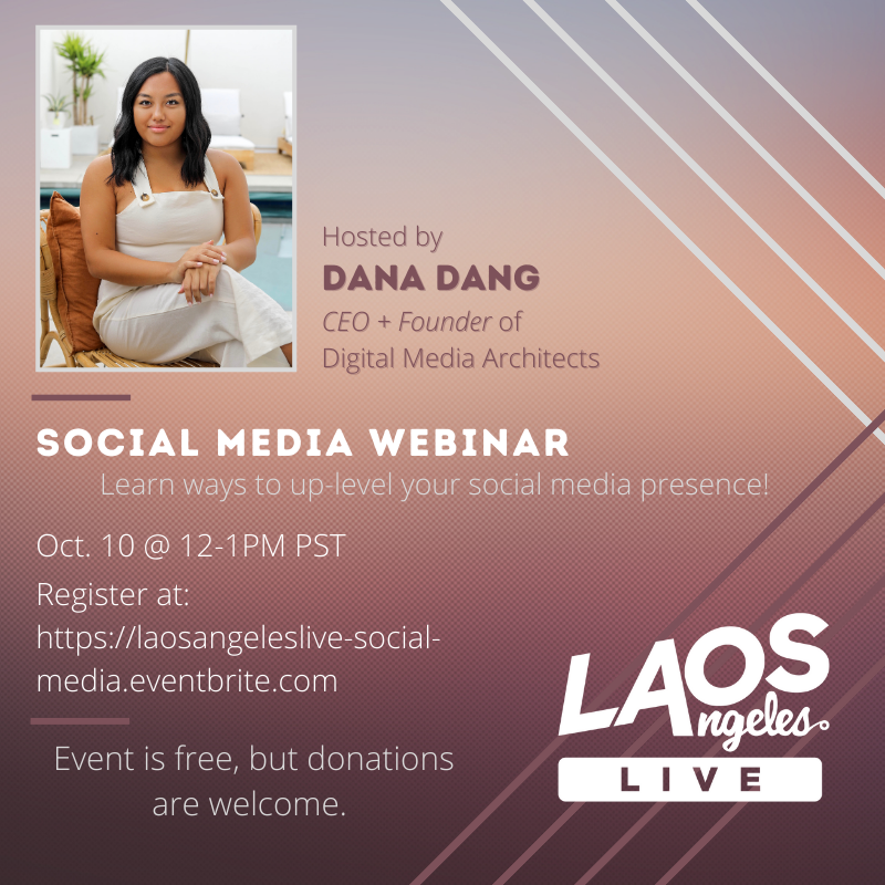 Laos Angele LIVE: Social Media Webinar