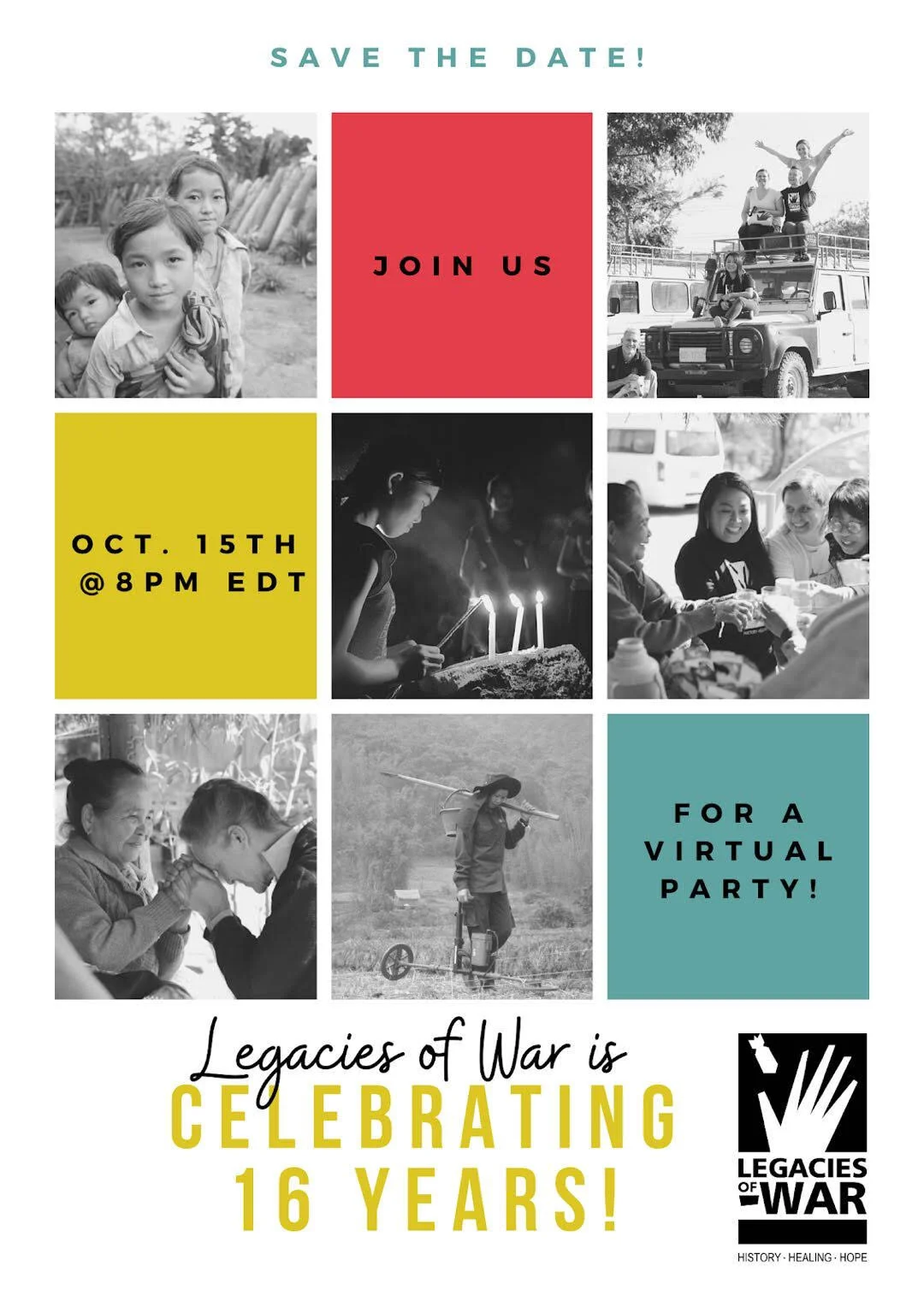 Legacies of War 16th Anniversary Celebration!