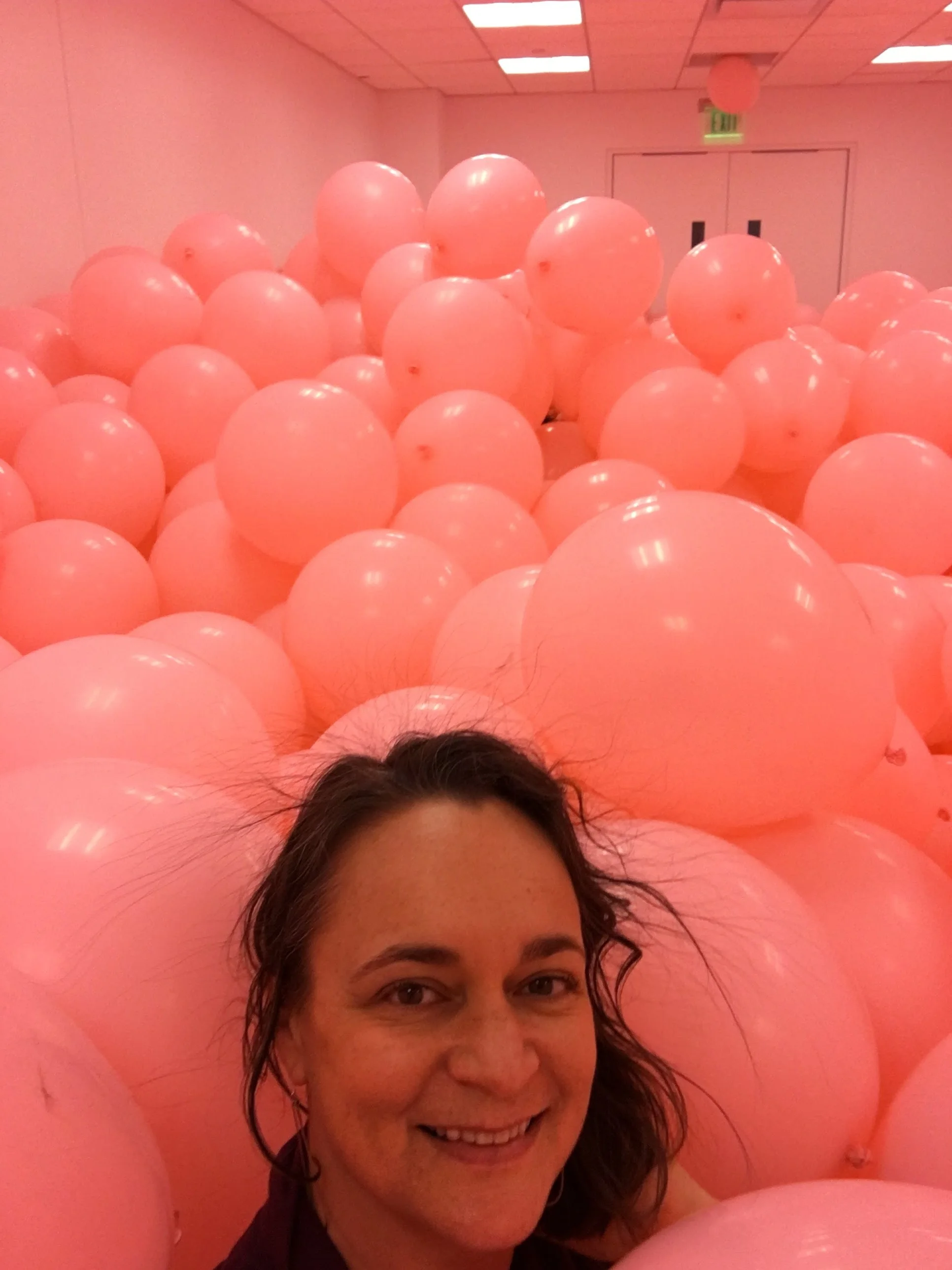 Selfie in the PlayTime exhibit