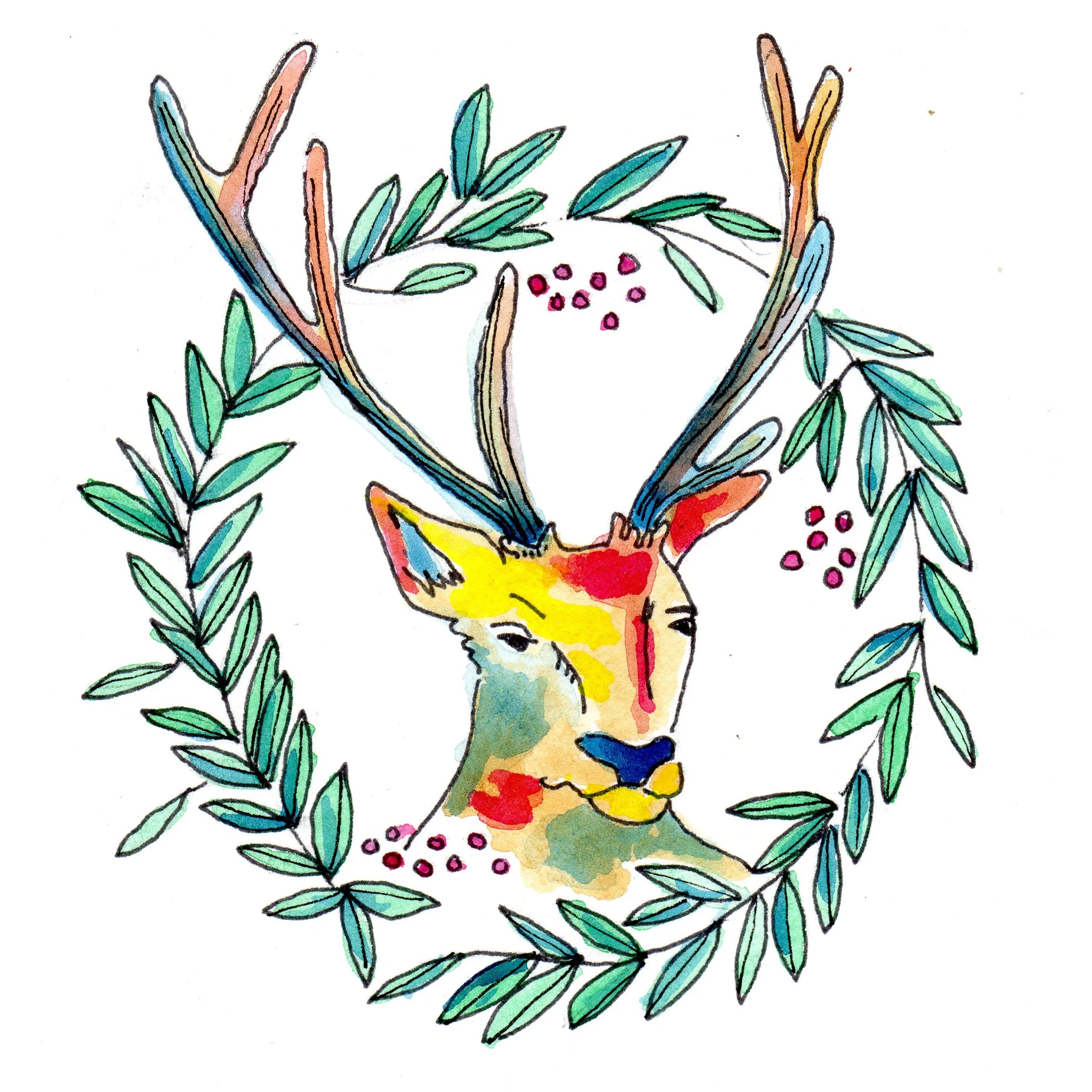 Holiday Reindeer ©JuliaBethmann2018