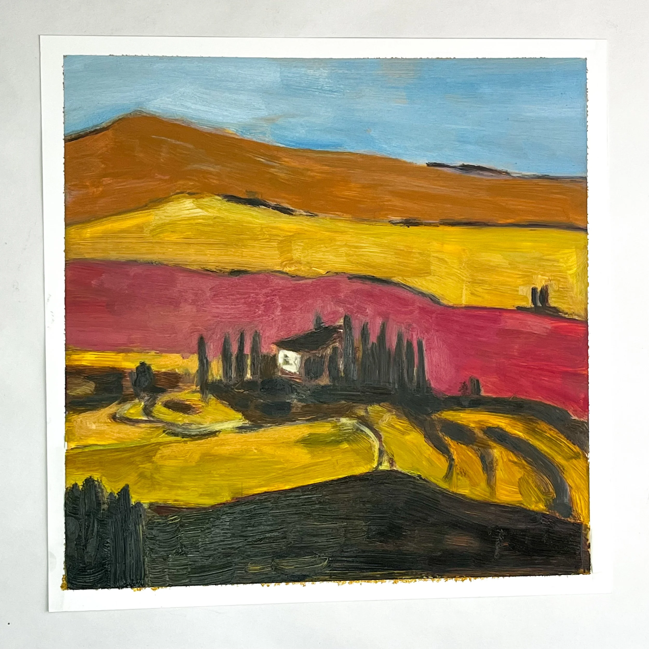 Layered Landscape, Tuscany