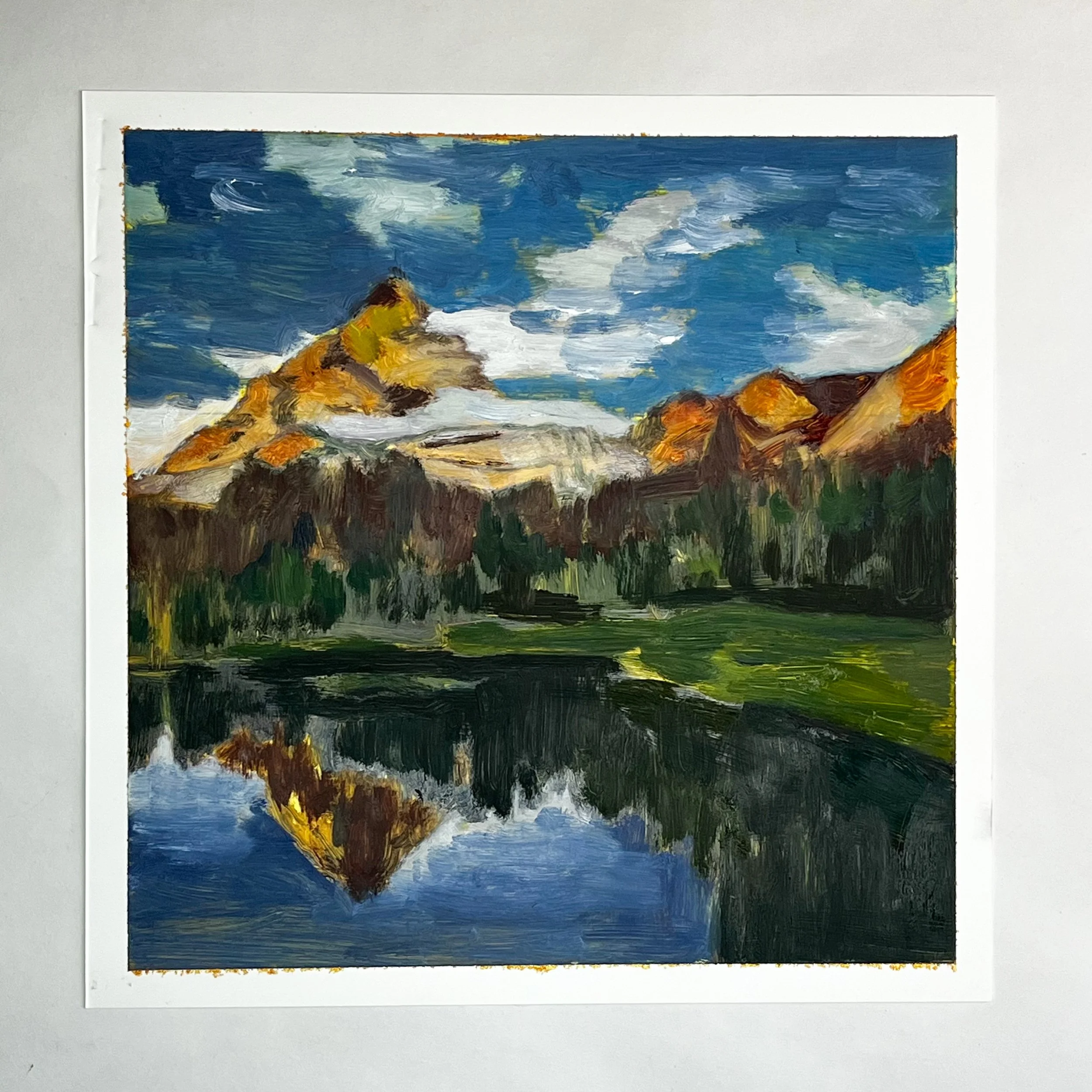 Mountain reflection