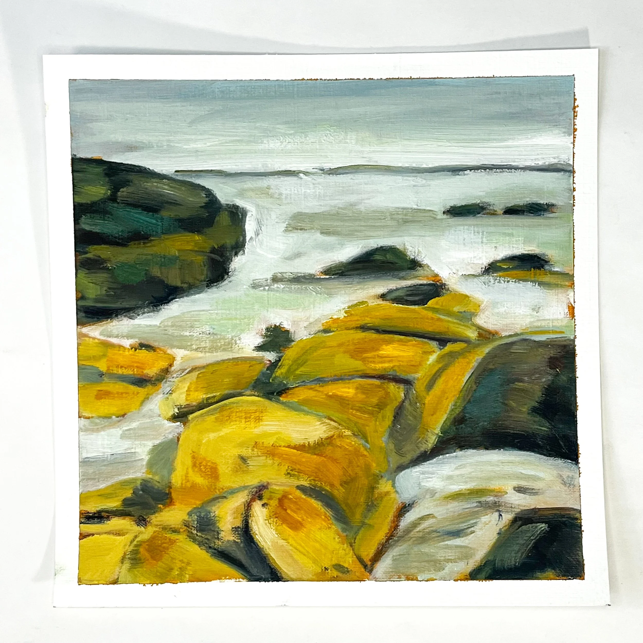 Yellow rocks