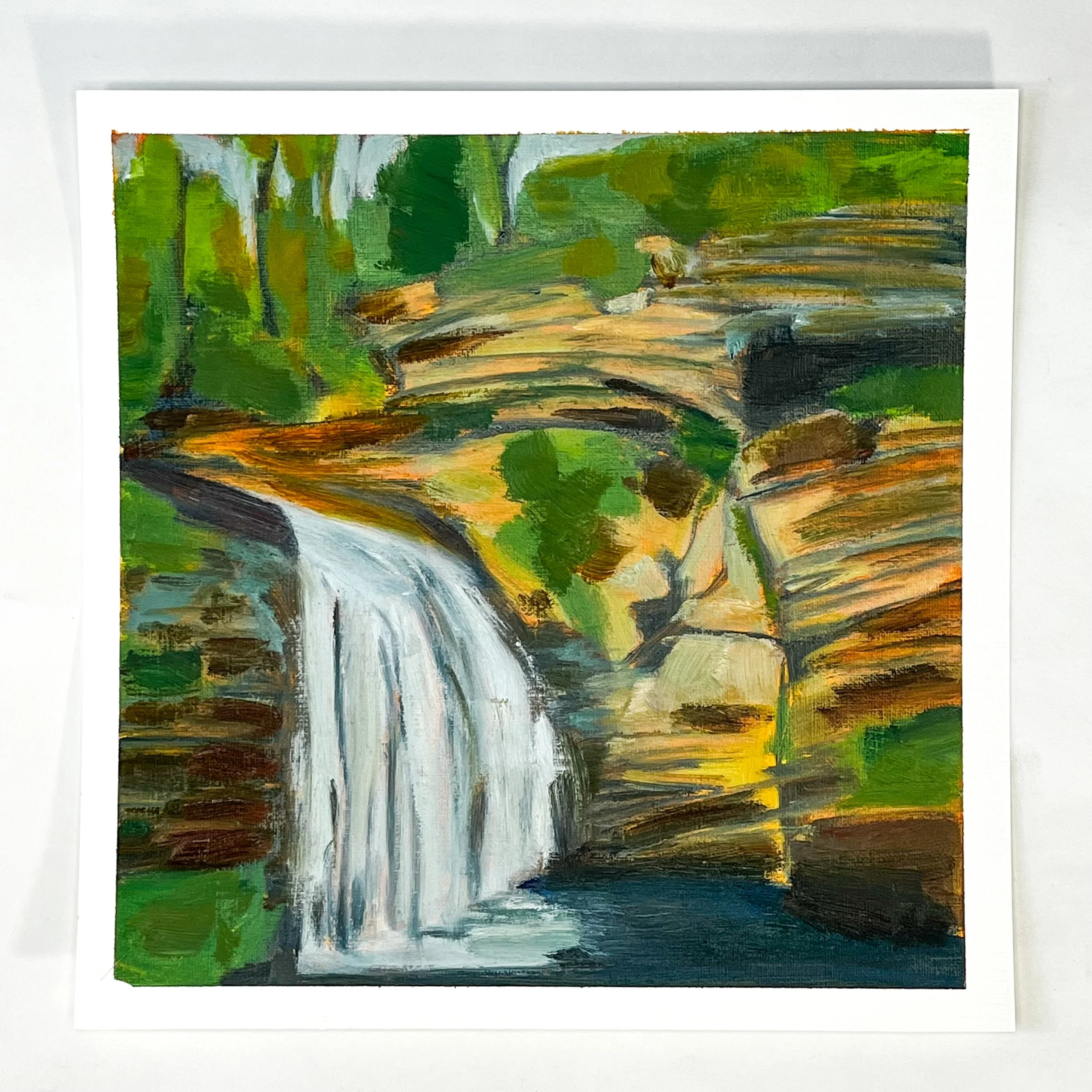 Waterfalls in the woods