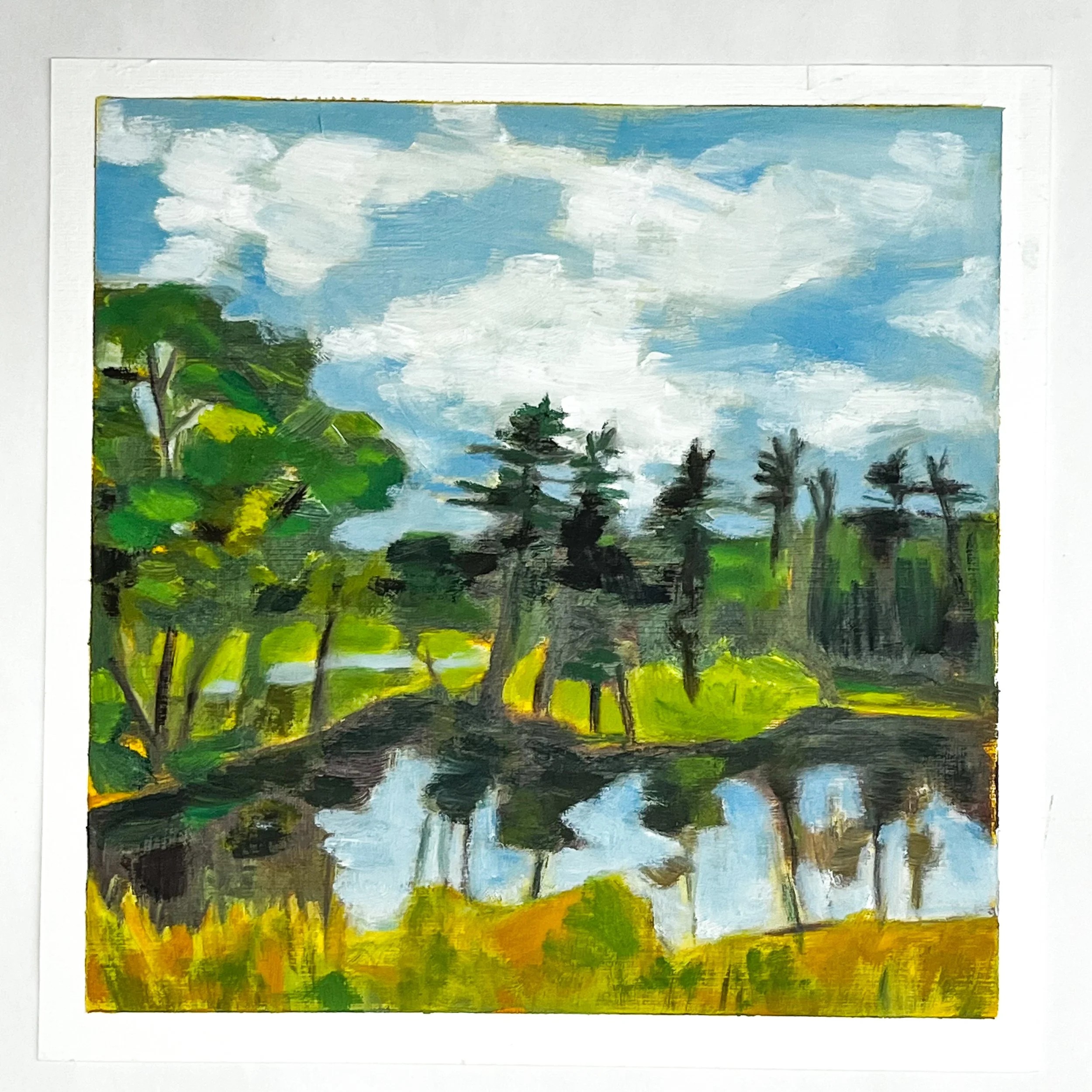 Path around the lake
