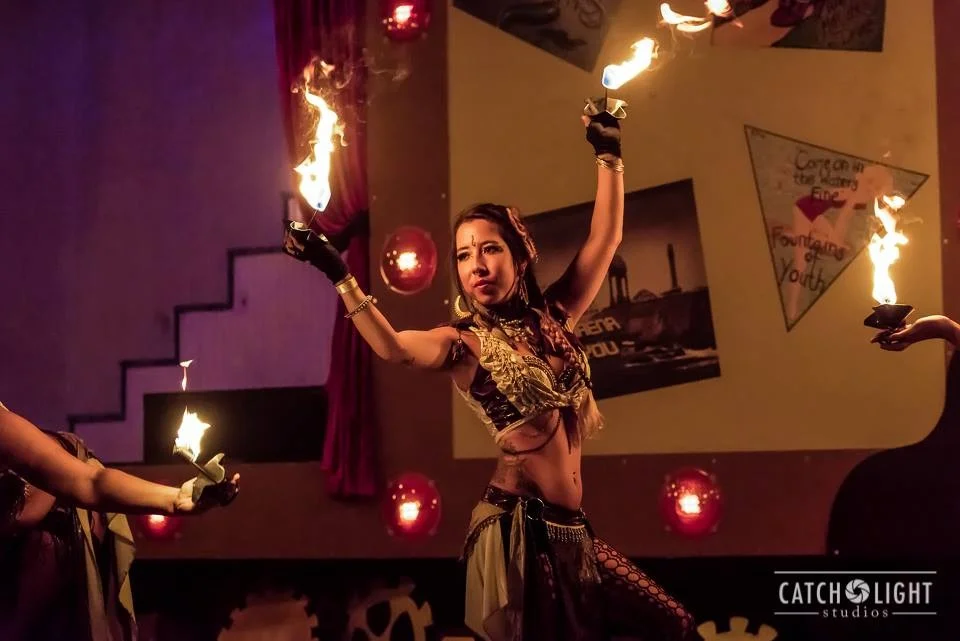  Performing with Luminesque at The Kinetic Carnivale  Photography by Catch Light Studios 