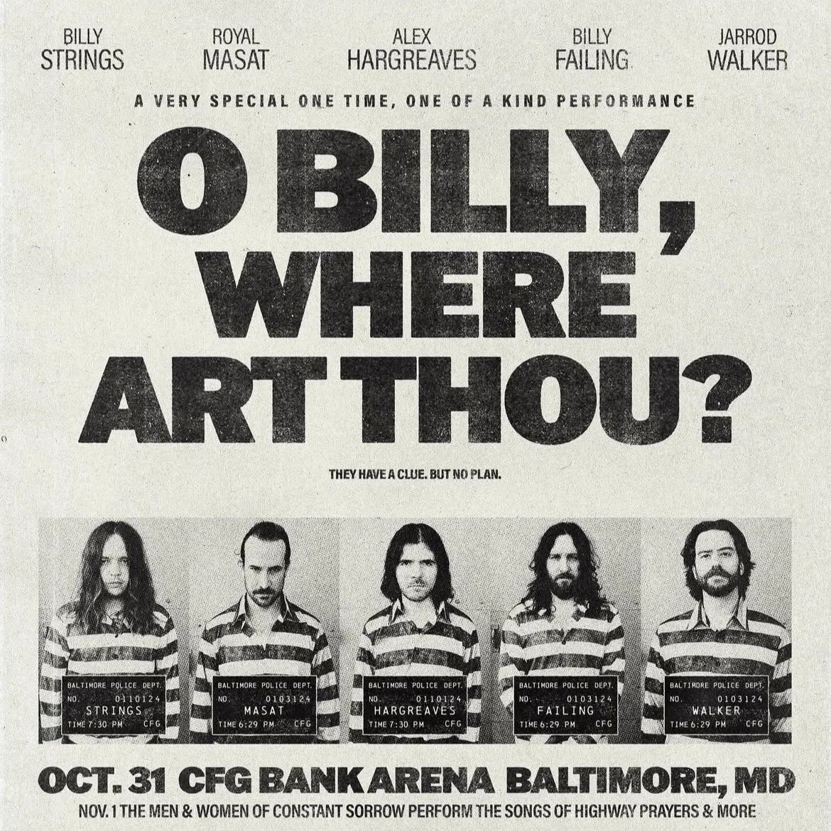O' Billy, Where Art Thou? - Billy Strings Halloween 2024