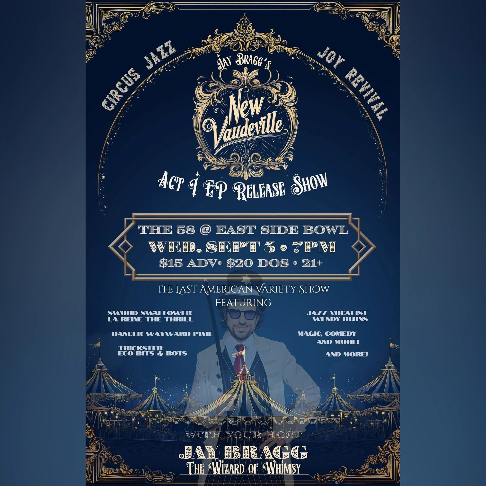Jay Bragg's New Vaudeville EP Release Show