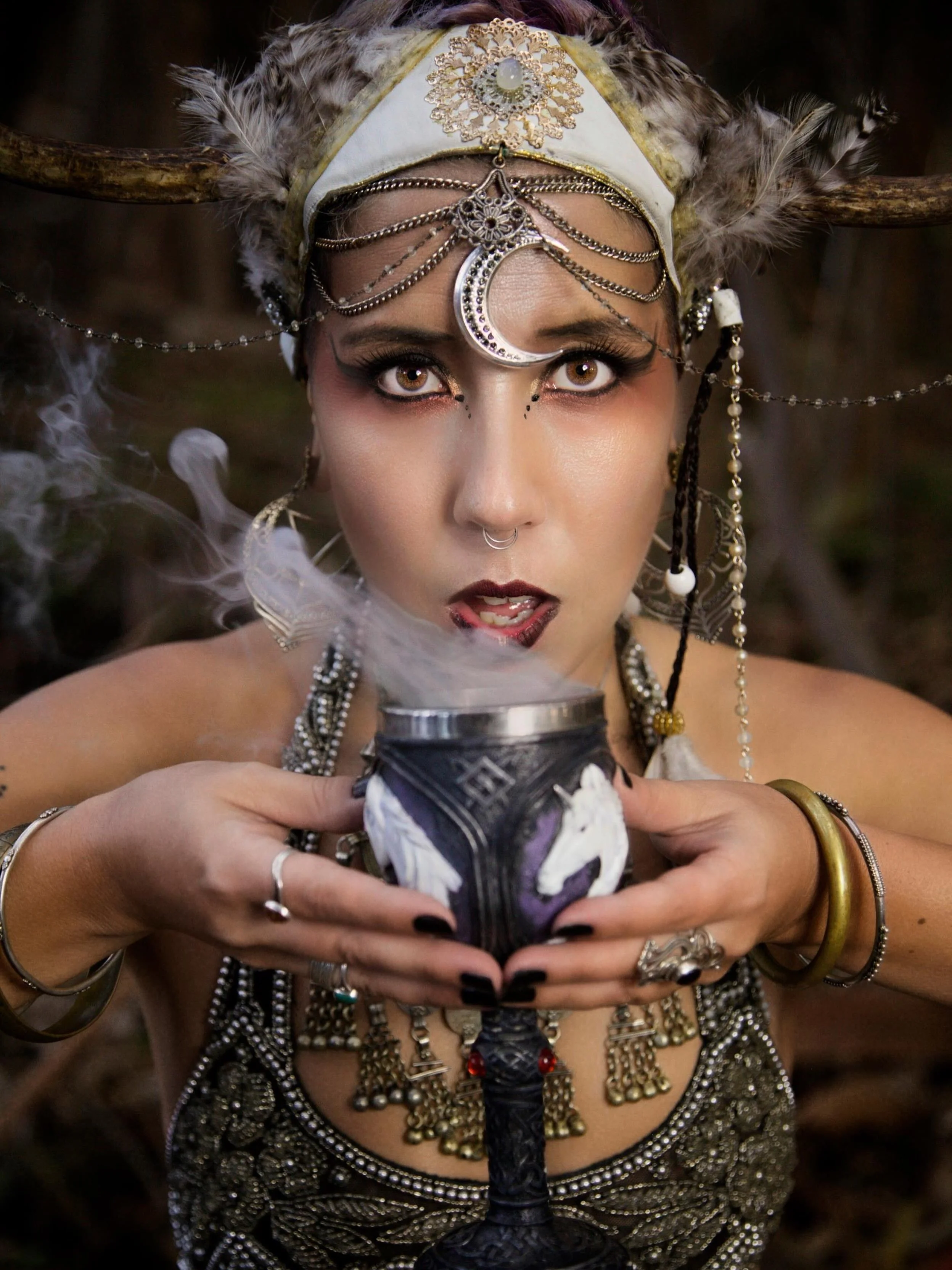 🕷️🔮Tonight (9/28) 7pm CST, come hang out with @elizabethmdevaughn and I here on IG Live to chat about our upcoming Vamp Camp and get a lil sneak preview!🔮🕷️

🪞Vamp Camp&trade; is our magical space where we blend somatic regulation skills with bu
