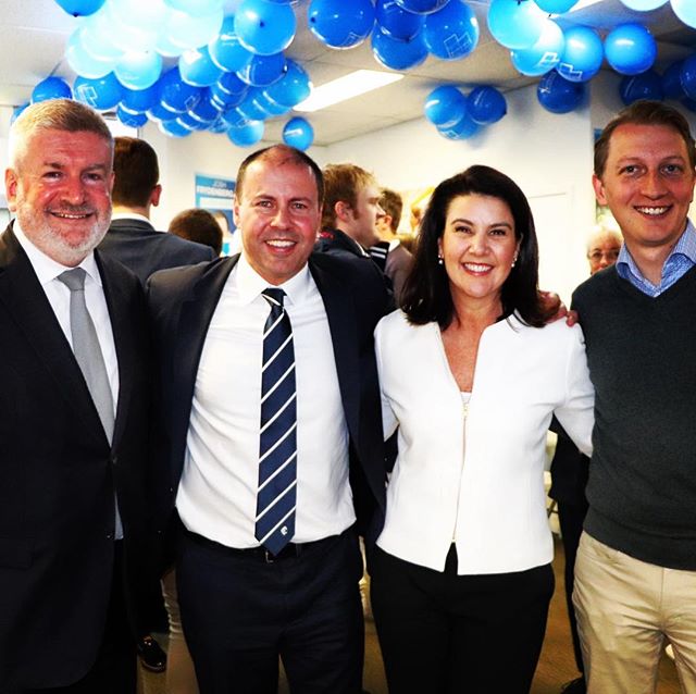 Terrific campaign launch for @josh.frydenberg.mp in Kooyong! 
A room full of incredible, passionate, indefatigable Liberals! #ausvotes2019
